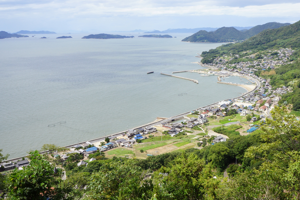 青佐山第一展望台より！