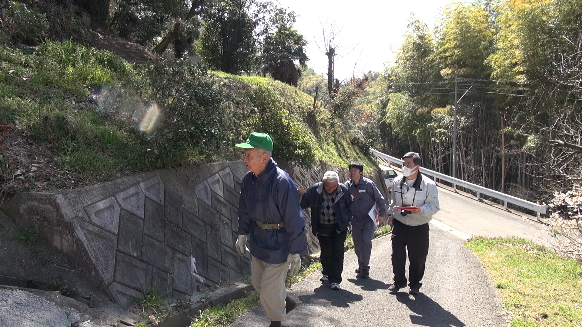 松尾集落から大手門へ！